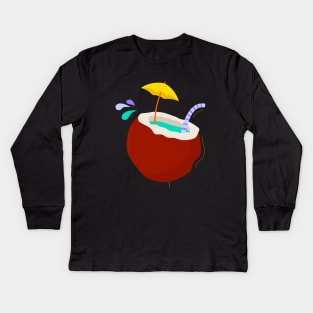 Coconut Kids Long Sleeve T-Shirt